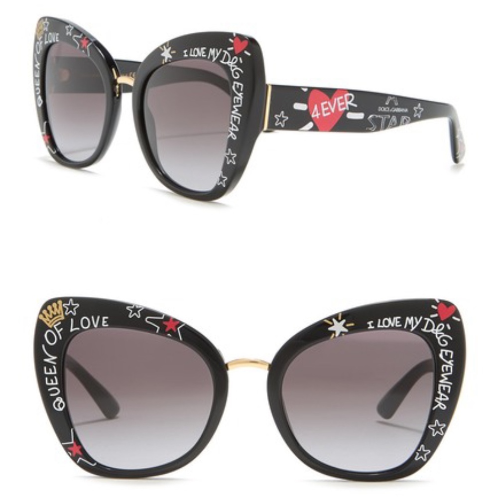 HOT!  DOLCE & GABBANA SCRIPT SUNGLASSES
